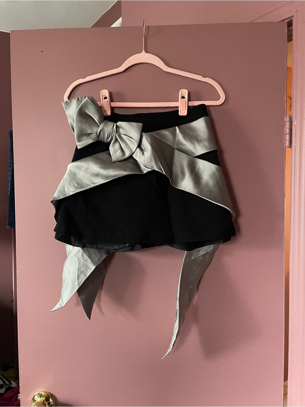 ALEXIS MABILLE WRAPAROUND BOW SKIRT
